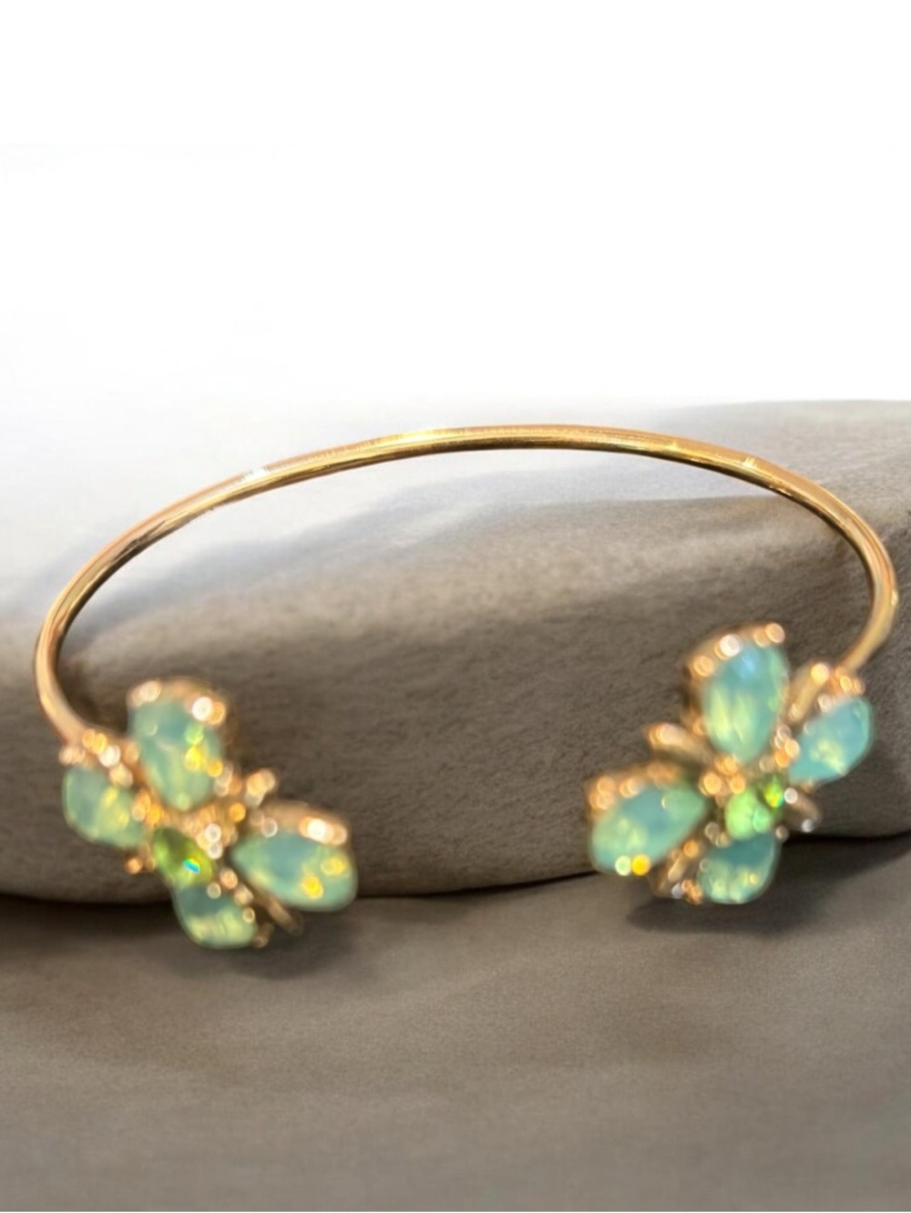 Aratta Floral Open Cuff Bracelet NWOT - Picture 2 of 2